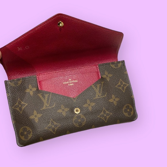 3 pc Authentic Louis Vuitton Long Wallet M62235 
Portefeuille Sarah Monogram - Picture 12 of 13